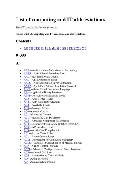 List of computing and IT abbreviations .